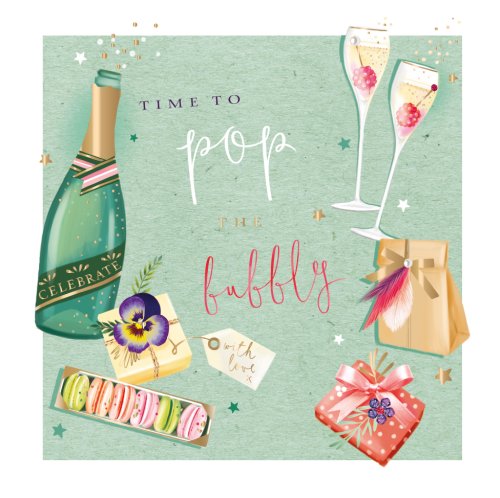 Felicitare - Time to Pop the Bubbly | Ling Design