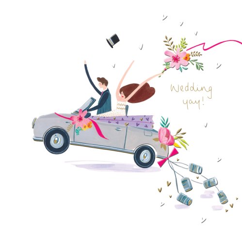 Felicitare - Wedding Day - Car | Ling Design
