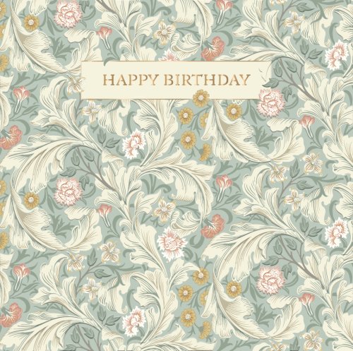 Felicitare - William Morris - Happy Birthday - model 5 | Ling Design