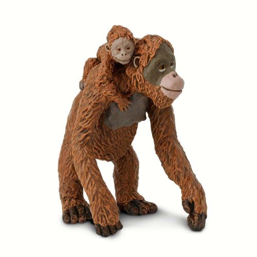 Figurina - Orangutan with Baby | Safari