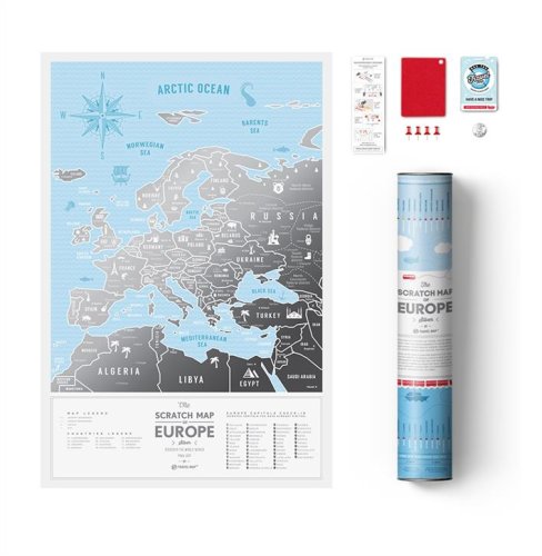 Harta - global travel - silver europe | 