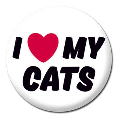 Insigna - I Love My Cats | Dean Morris