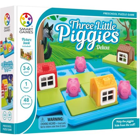 Joc puzzle - Three Little Piggies - Deluxe | Smart Games