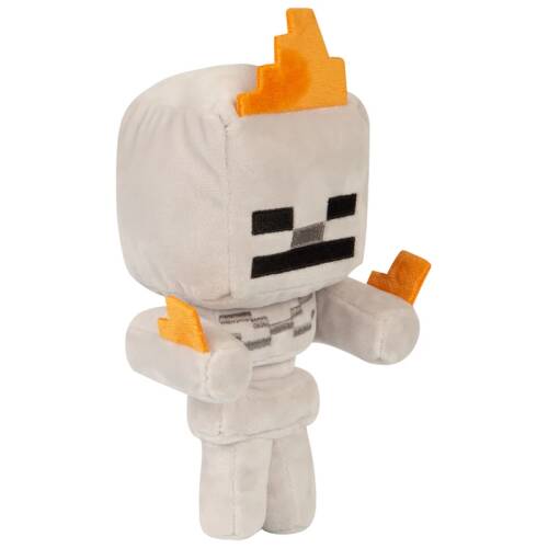 Jucarie din plus - Minecraft Happy Explorer Skeleton On Fire Plush | Minecraft