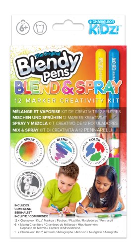Kit creativ 12 culori - Blend and Spray | Chameleon Pens