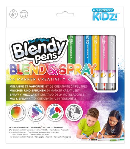 Kit creativ 24 culori - Blend and Spray | Chameleon Pens