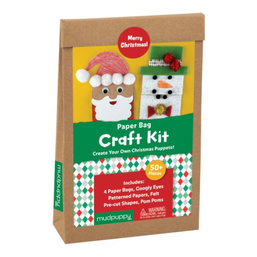 Kit creativ - Merry Christmas! Paperbag Craft Kit | Galison
