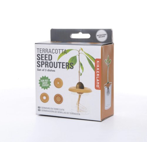 Kit pentru seminte - Teracota Seed Sprouters | Kikkerland