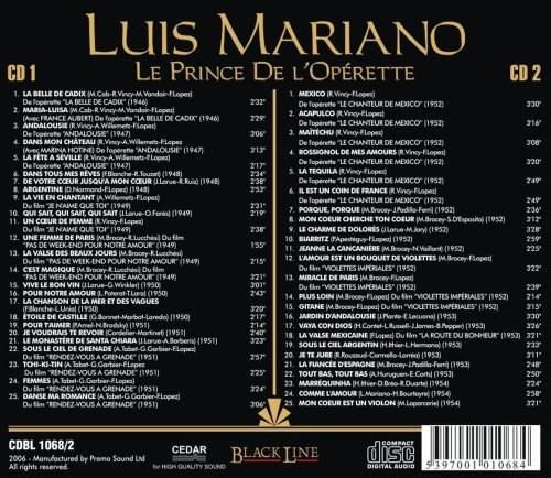 Le prince de l'operette | Luis Mariano, Tino Rossi