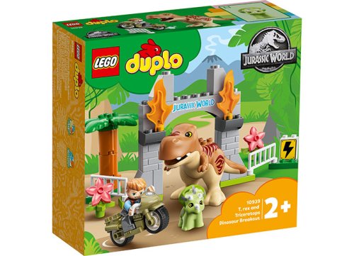 LEGO Duplo - T.rex and Triceratops Dinosaur Breakout (10939) | LEGO