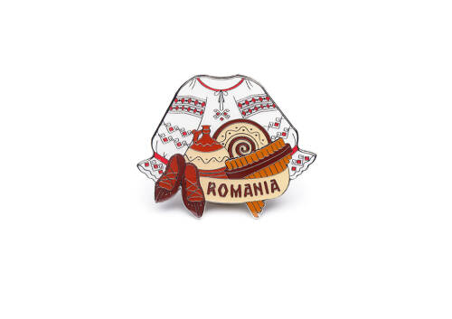Magnet frigider - Romania - Obiecte traditional romanesti | Magnetella