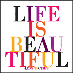 Magnet - life is beautiful | Quotable Cards