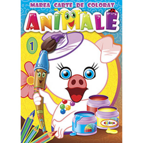 Marea carte de colorat - Animale (vol.1) | 