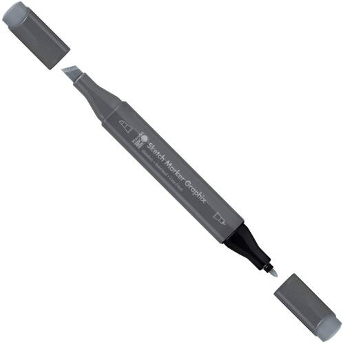 Marker - marabu sketch marker graphix, double tip, cool grey deep 986 | marabu