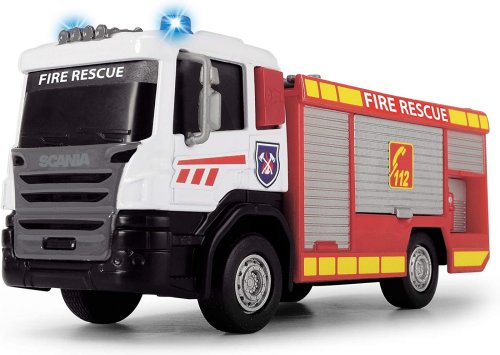 Masinuta - Scania Fire Rescue, cu scara | Dickie Toys