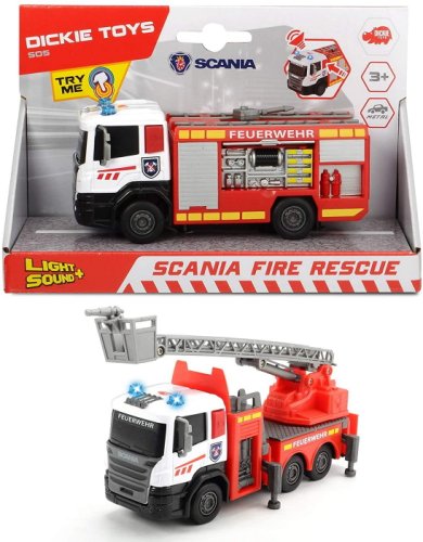 Masinuta - Scania Fire Rescue, cu tun cu apa | Dickie Toys