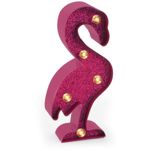 Mini Lampa - Flamingo With Glitter | Legami