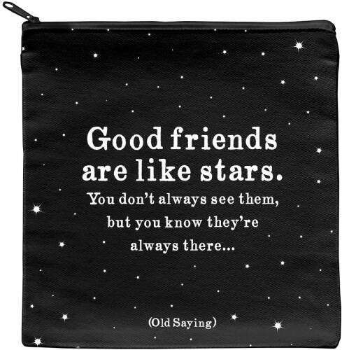 Portofel - Good friends are like stars | Quotable Cards