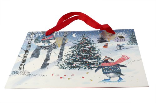 Punga cadou - Louise Tiler Penguin Merry Christmas, 36x27cm | Penny Kennedy