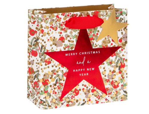 Punga de cadou - Small - Christmas Star Confetti | Glick