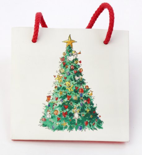 Punga pentru cadou - Madeleine Floyd Christmas Tree, 13x13cm | Penny Kennedy