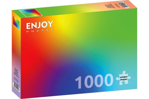 Puzzle 1000 piese - Colorful Rainbow Gradient | Enjoy