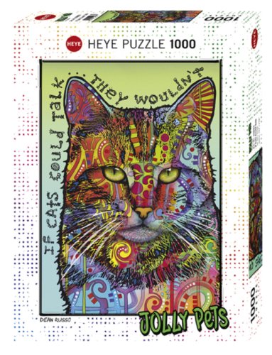 Puzzle 1000 piese - Pisicile pot vorbi | Heye