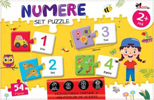 Puzzle 54 piese - Numere | Aramis