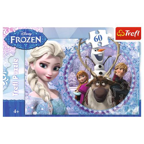 Puzzle 60 piese - Friends from the Frozen Land | Trefl