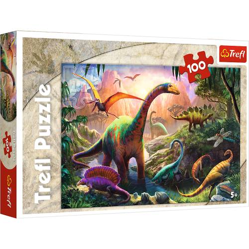 Puzzle Trefl- Pe taramul dinozaurilor | Trefl