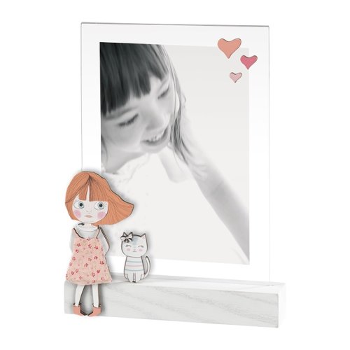 Rama foto - Photo Frame 13x18 cm Little Girl, white | Mascagni Casa