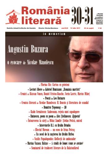 Revista Romania Literara Nr. 30-31/2017 | 