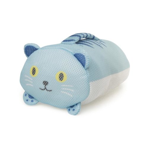 Saculet rufe - Handy Cat Laundry Bag, albastru | Kikkerland