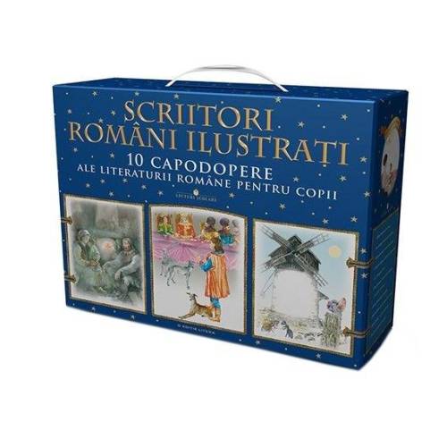 Litera - Scriitori romani ilustrati. cutie i - 10 volume |