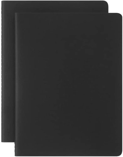 Set 2 caiete - Moleskine Smart - Extra Large, Cardboard Cover, Plain - Black | Moleskine