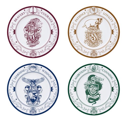 Set 4 farfurii - Hogwarts Houses | AbyStyle