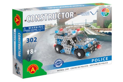 Set constructie - Police Patrol Car - City Emergency | Alexander Toys