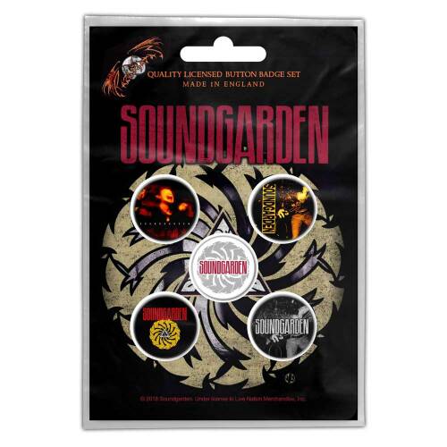 Set de 5 insigne Soundgarden-Badmotorfinger | Soundgarden
