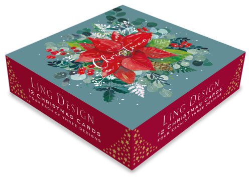 Set felicitari - Christmas Deluxe - Floral Christmas | Ling Design