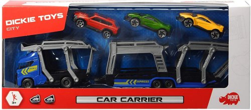 Set masinunte - Car Carrier, albastru | Dickie Toys