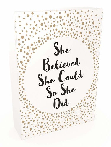 She believed she could so she did: 52 beautiful cards of inspiring quotes and empowering affirmations | summersdale