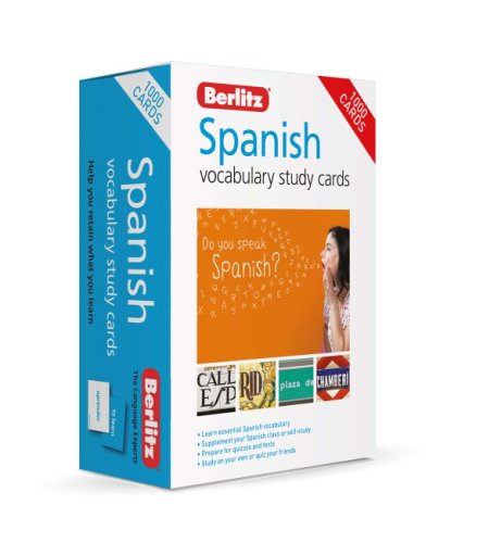 Spanish Vocabulary Study Cards | 