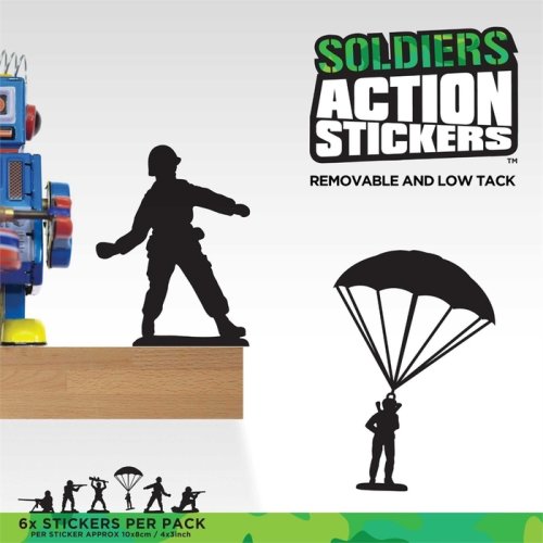 Stickere - Action Soldiers | Just Mustard