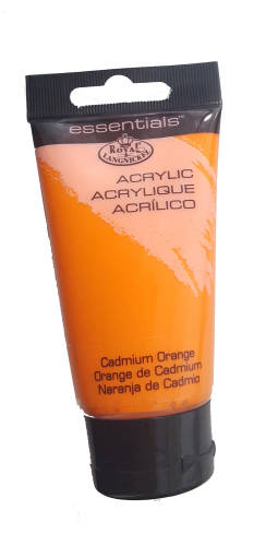 Tub acrilic Langnickel 75 ml - Cadmium Orange | Royal & Langnickel