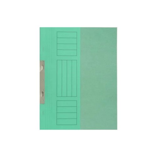 Dosar incopciat 1/1, carton supercolor, verde, 10 buc/set