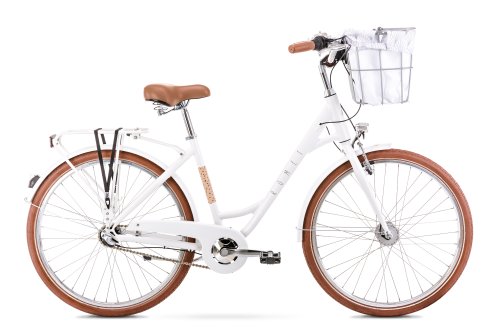 Bicicleta de oras pentru femei Romet Pop Art 28 Classic Alb 2022