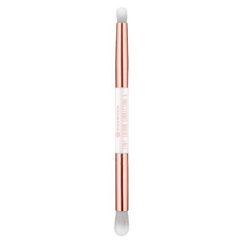 Essence 2 in 1 colour correcting & contouring brush pensula de machiaj 2 in 1 pentru corectarea culorii si contur