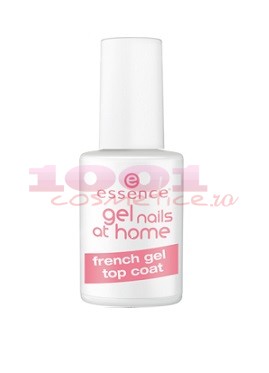 ESSENCE FRENCH TOP COAT GEL NAILS AT HOME