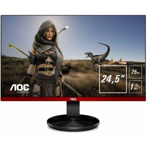 AOC Monitor Gaming LED TN AOC 24.5, Full HD, 1920x1080, 1 ms, FreeSync, Display Port, G2590VXQ, Negru