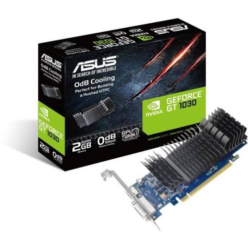 Asus ASUS GT 1030, 2GB GDDR5 64 bit, DVI, HDMI, Heatsink